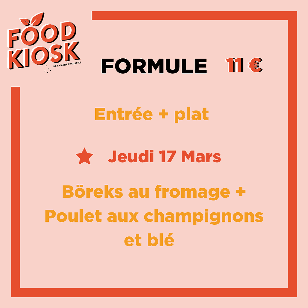 Foodkiosk - Déjeuner complet